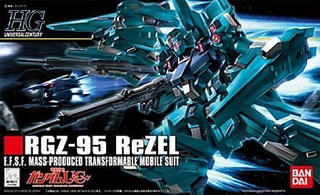 Bandai - Gundam Models - 103 RgZ-95 ReZel HGUC 1:144 - 2077707