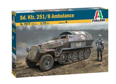 Italeri Model Kits - Sd.Kfz.251/8 Ambulance 1:72 - 7077