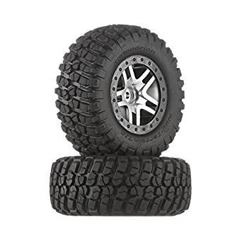Traxxas R-C - Tires & Wheels/assy, glued(2) - 6873