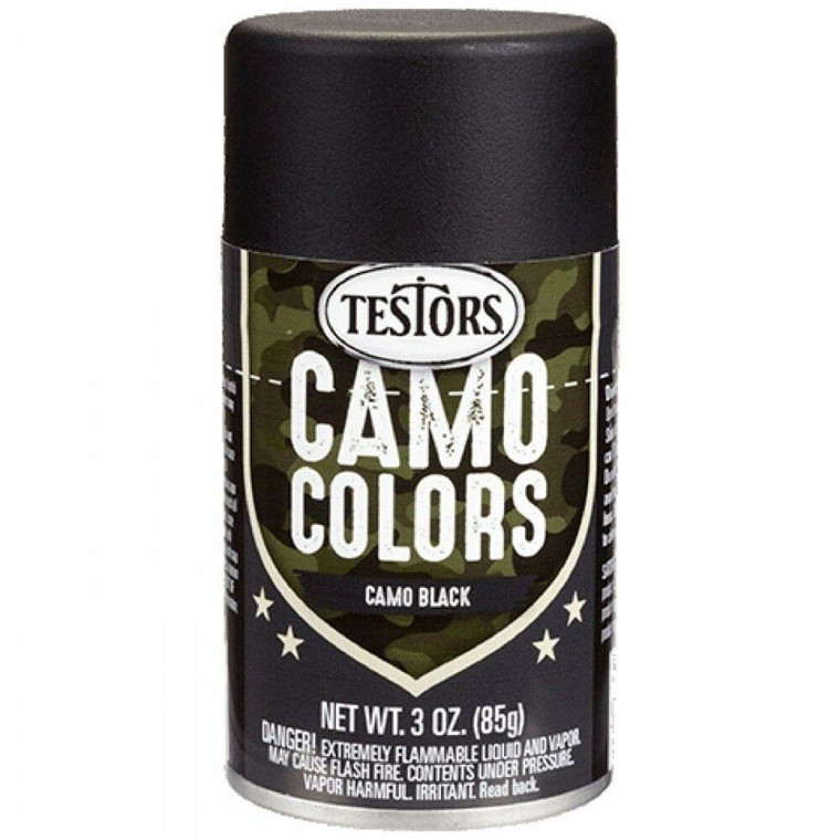 Testors Paints - Camo Spray Black - 342304