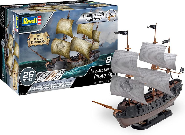 Revell Monogram - The Black Diamond Pirate Ship 1:350 - 1237