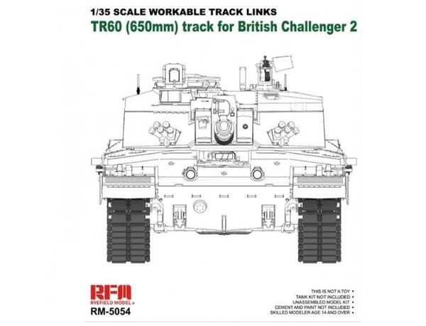 Ryefield Models - Workable Tracks for Challenger 2 - 5054