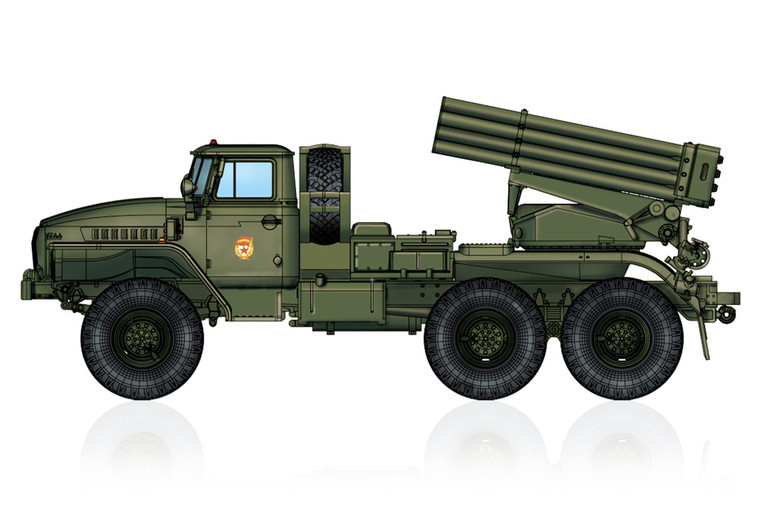 Hobby Boss Models - Russian BM-21 Multi Rocket Launcher 1:72 - 82931