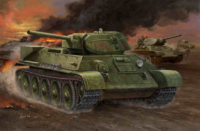 Hobby Boss Models - T-34/76 Russian Model 42 1:48 - 84806