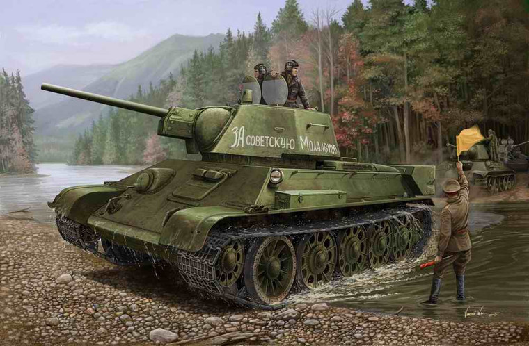 Hobby Boss Models - T-34/76 Russian Model 43 1:48 - 84808