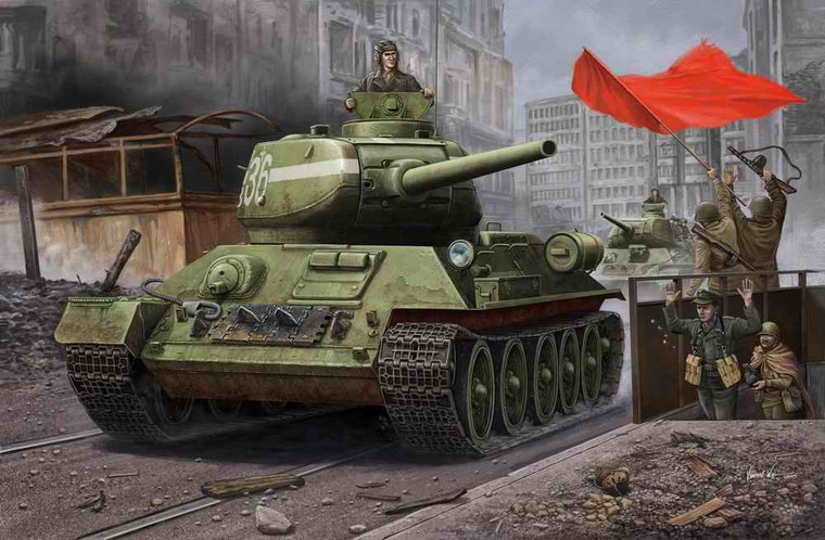 Hobby Boss Models - T-34/85 Russian Model 44 1:48 - 84809