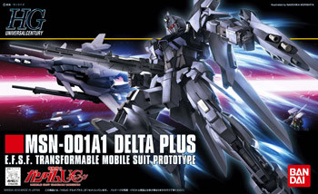 Bandai - Gundam Models - 115 Msn-001A1 Delta Plus HGUC 1:144 - 2101613