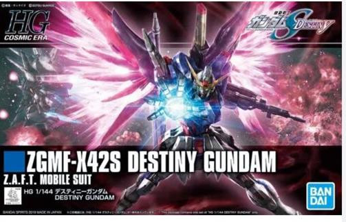 Bandai - Gundam Models - 224 Destiny Gundam Gundam Seed 1:144 HG - 2465226