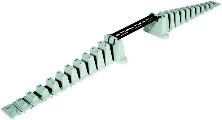 Atlas Model Railroad Co. - Ho Pier Set 47pc - 80