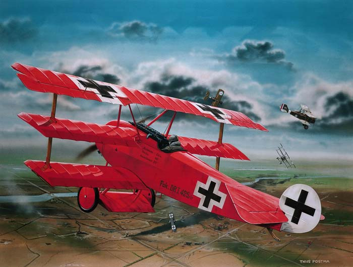 Revell Monogram Germany - Fokker Dr.1 Richthofen 1:28 - 4744