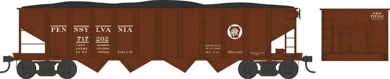 Bowser - N H-21a Hopper PRR 717202 - 38107