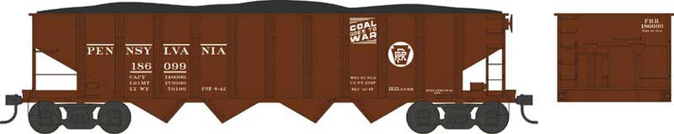 Bowser - N H-21a Hopper PRR Coal GoesToWar 186333 - 38115