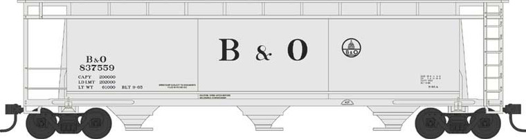 Bowser - N Cylindrical Hopper B&O 837564 - 38136