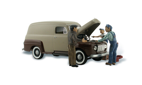 Woodland Scenics - Ho Autoscenes Carburetor Chaos - 5548