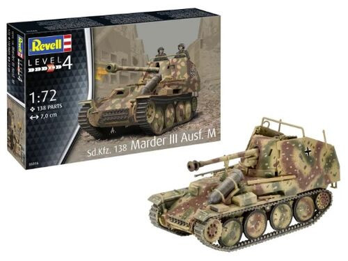 Revell Monogram Germany - Sdkfz 138 Marder III Ausf.M 1:72 - 3316