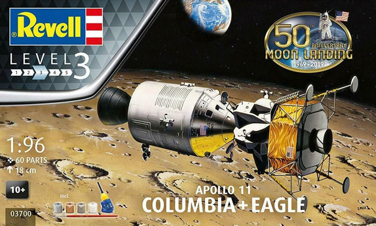 Revell Monogram Germany - Apollo 11 Columbia & Eagle 1:96 - 3700
