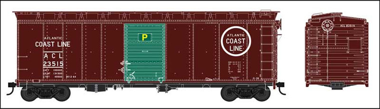 Bowser - HO 40' Boxcars ACL 23542 RTR - 42695