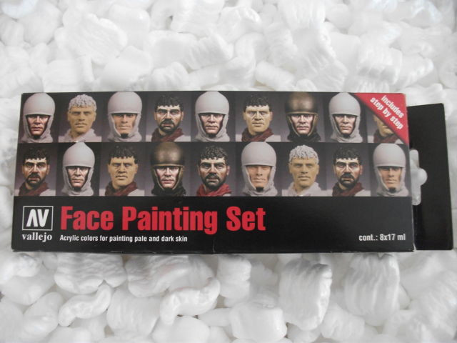 Vallejo Acrylic Paints - Face Painting Set 8colors - 70119