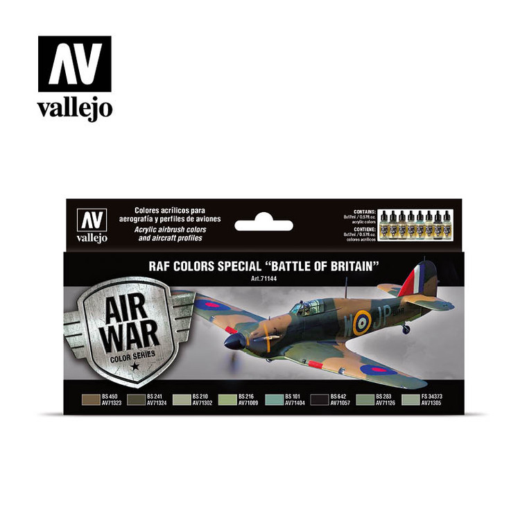 Vallejo Acrylic Paints - Raf & Faa Battle of Britain Set - 71144