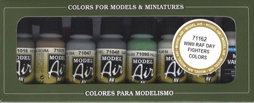 Vallejo Acrylic Paints - Raf Day Model Air Set - 71162