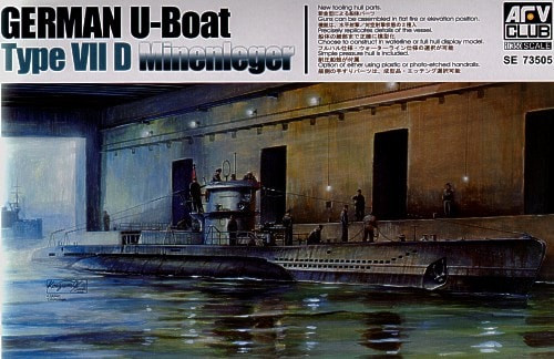 AFV Club - U-Boat Type Vii/D U-213 1:350 - SE73505