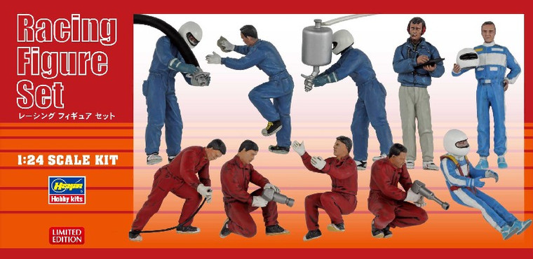 Hasegawa Models - Racing Fig Set 2Dr 8Mech 1:24 - 20295