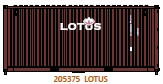 Jacksonville Terminal - N 20' Std Cont C.S. LOTUS - 205375