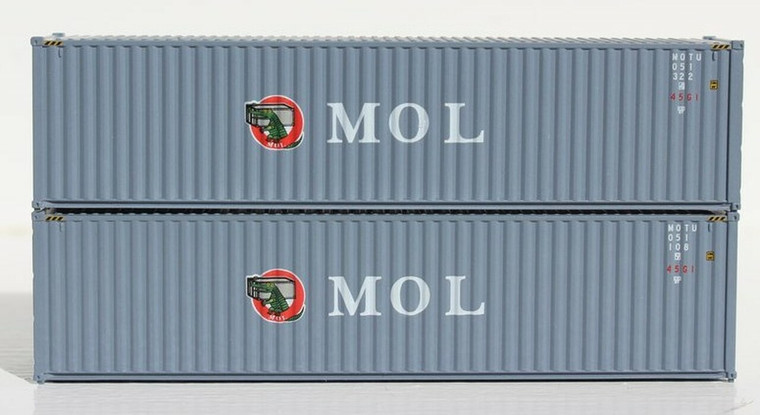 Jacksonville Terminal - N40' HiCube Cont C.S. MOL GRAY-w/GATOR - 405050