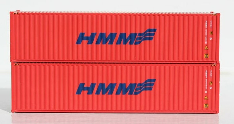 Jacksonville Terminal - N40' HiCube Cont C.S. HMM(blu on orange) - 405077