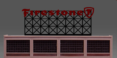 Miller Engineering - N Firestone Neon Sign - 5382