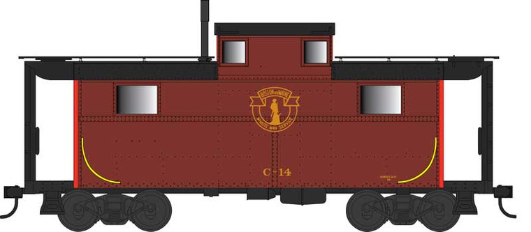 Bowser - Ho N5 Caboose B&M C14 - 42546