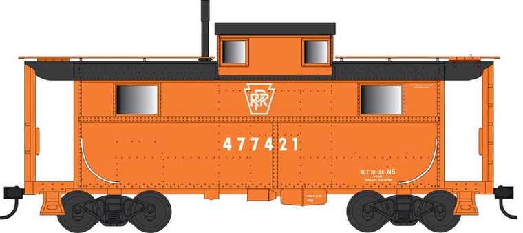 Bowser - Ho N5 Caboose PRR 477421 - 42559