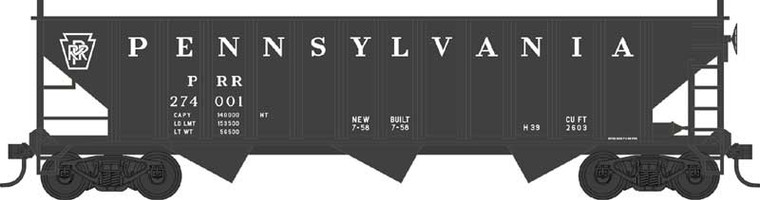 Bowser - Ho 12p 3bay Hopper PRR H39 274001 - 42928