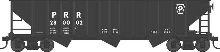 Bowser - Ho 12p 3bay Hopper PRR H39A 280020 - 42933