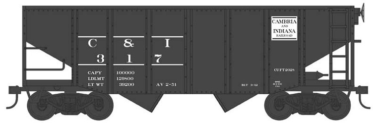 Bowser - Ho 55t FB Hopper C&I 329 - 43072