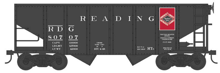 Bowser - Ho 55t FB Hopper Rdg 80750 - 43090