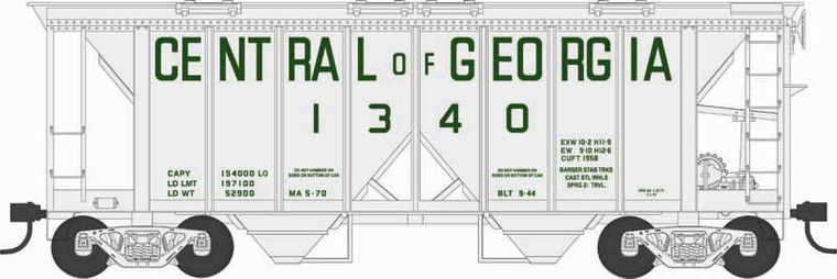 Bowser - Ho EL H34 Cvd Hopper CofG 1345 - 43252