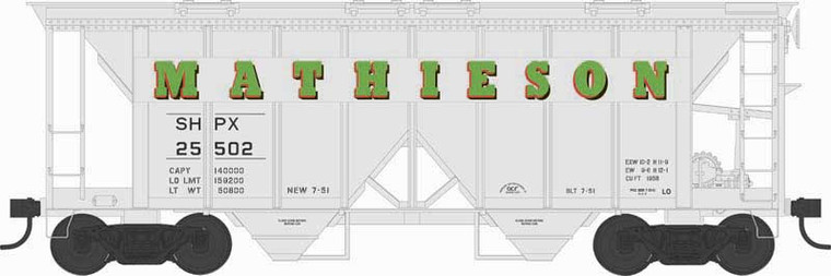 Bowser - Ho EL H34 Cvd Hopper Mathieson 25510 - 43282