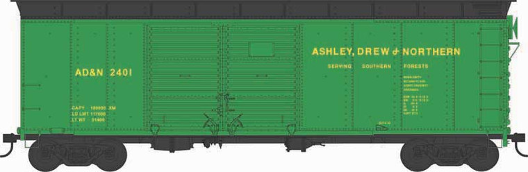 Bowser - Ho X31 Rd Roof Boxcar AD&N 2401 - 43304