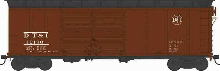 Bowser - Ho X31 Rd Roof Boxcar DT&I 12190 - 43307