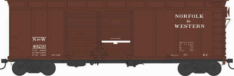 Bowser - Ho X31 Rd Roof Boxcar N&W 49239 - 43312