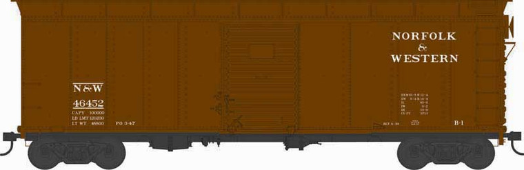 Bowser - Ho X31 Rd Roof Boxcar N&W 46469 - 43314