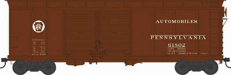 Bowser - Ho X31 Rd Roof Boxcar PRR 61802 - 43316
