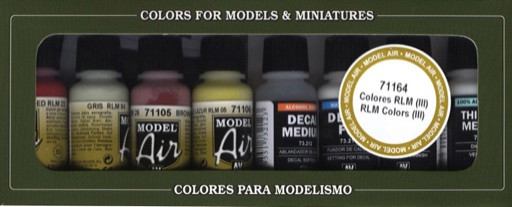 Vallejo Acrylic Paints - Rlm Iii Model Air Set - 71164