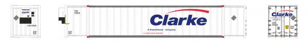 Rapido Trains - HO 53'HighCubeCntnrs Clarke539630&539653 - 402021