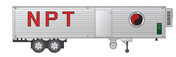 Rapido Trains - Ho 40'Fruehauf Flt-Side Vol Van NP #2 - 403047