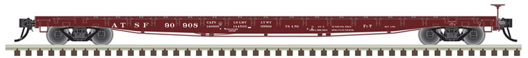 Atlas Model Railroad Co. - N 60' Flat Car Atsf 90939 - 50003940