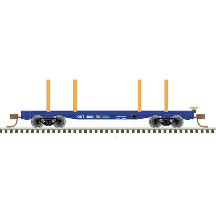 Atlas Model Railroad Co. - N 45'Logging Flat Car ON 4627 - 50006274