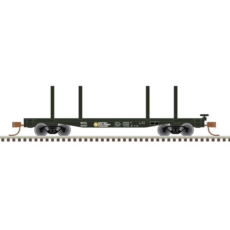 Atlas Model Railroad Co. - N 45'Logging Flat Car BC 10196 - 50006279