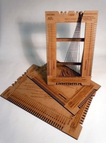 Model Shipways Wood Ships - Ratliner Shroud Building Tool :35 to :48 - 7203